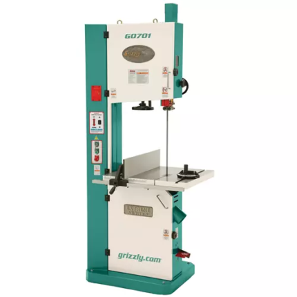 Grizzly G0701 – 19″ 5 HP Ultimate Bandsaw | Free US Shipping