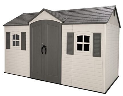 Lifetime Legacy 15×8 Plastic Storage Shed Kit | Free US Shipping